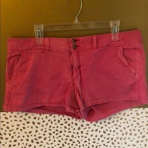 pink american eagle shorts